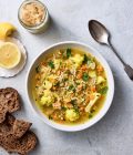 Vegetable and Barley Soup with Sauerkraut