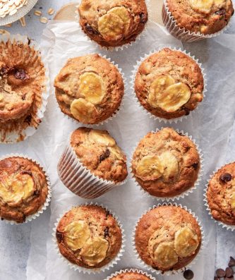 Banana Choc Chip Muffins