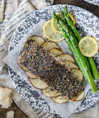 Baked Dukkah Salmon