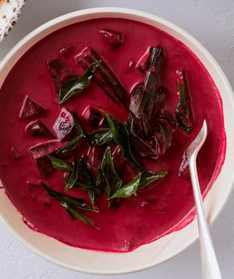 Beetroot Curry with Coconut Sambal