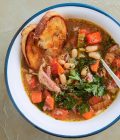 Pork Hock Soup with Sourdough Toast