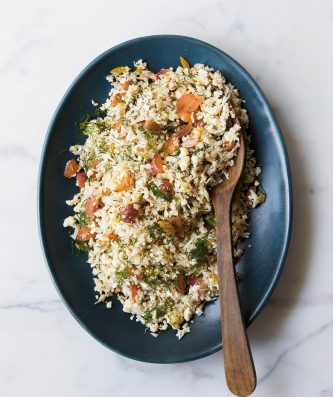 Grated Cauliflower Salad