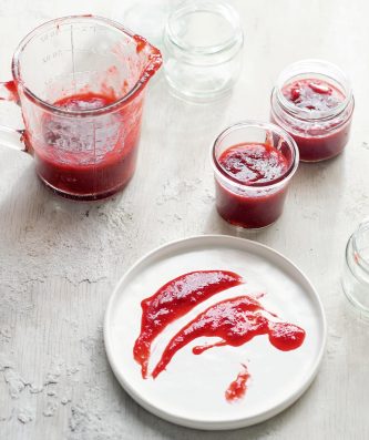 Strawberry, Rhubarb & Rose Jam
