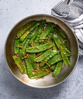 Weeknight Snow Peas