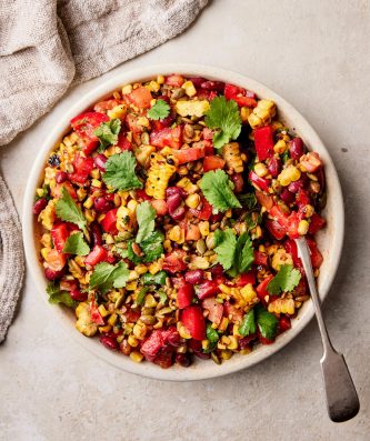 Charred Corn & Tomato Salad
