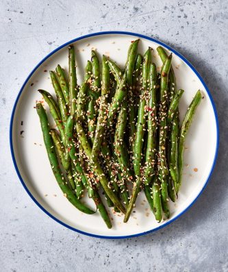 Quick Chilli Sesame Green Beans