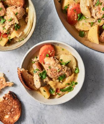 Simple Chicken Stew with Fennel