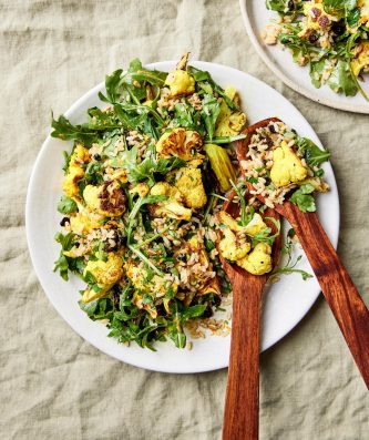 Cauliflower Salad with Turmeric & Currants