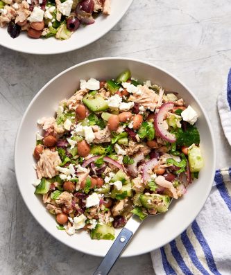 Easy Tuna, Bean and Cucumber Salad