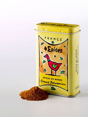 Boite à Epice 4 Epices