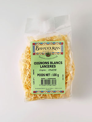 Oignon Blanc Lanières