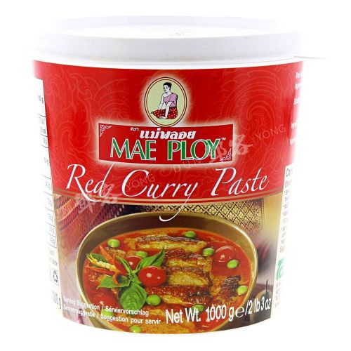 Pâte de curry rouge (Mae Ploy) 1kg