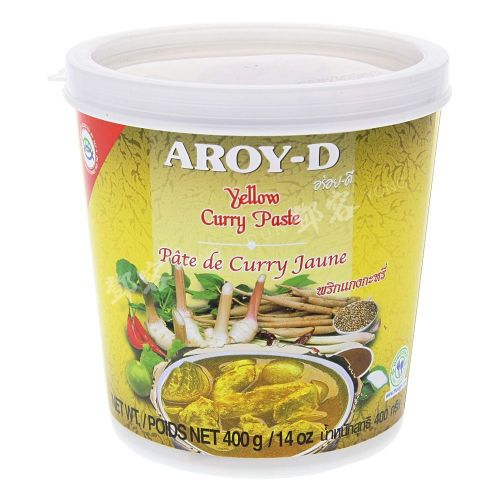 Pâte de cari jaune (Aroy-D) 400g