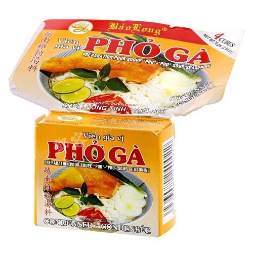 Cubes de bouillon de poulet Pho Ga (Bao Long) 75g