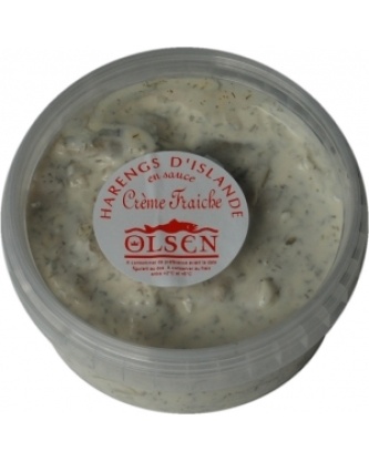 Harengs en sauce crème fraîche pot de 250g MSC