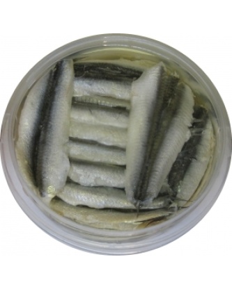 Anchois marinés au natuel à l'huile pot de 200g