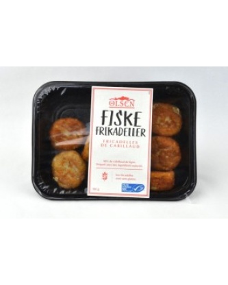 Mini fricadelles de cabillaud barquette 9 x20g