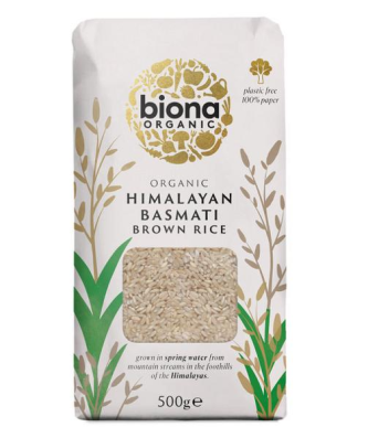 Biona Organic Himalayan Brown Basmati Rice 500g