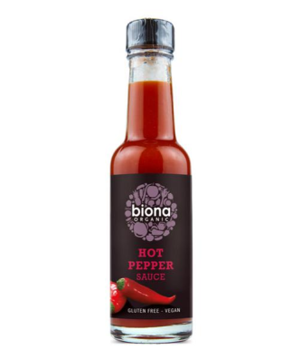 Biona Sauce au Piment Bio Vegan, 140ml