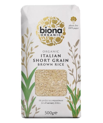 Biona Organic Italian Short Grain Brown Rice 500g