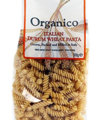 Organico Organic Fusilli White Pasta 500g