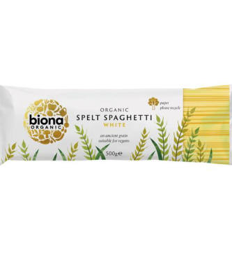 Biona Organic White Spelt Spaghetti 500g