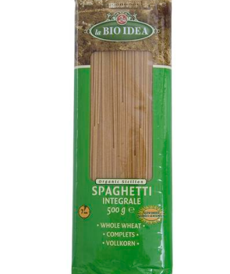 La Bio Idea Organic Wholewheat Spaghetti 500g