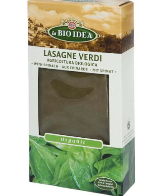 La Bio Idea Organic Green Lasagne Pasta Vegan, 250g
