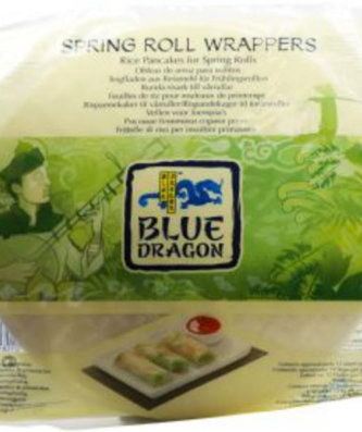 Blue Dragon Spring Roll Wrap, Végétalien, sans blé 12pack