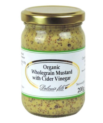 Delouis Fils Vinaigre de Cydre Complète Bio Moutarde 200g