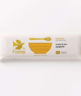 Doves Farm Spaghetti de maïs et de riz bio sans gluten, 500 g