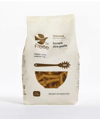 Doves Farm Organic Brown Rice Fusilli Pasta Gluten Free, 500g