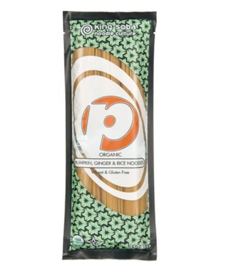 King Soba Organic Pumpkin & Ginger Brown Rice Noodles 250g