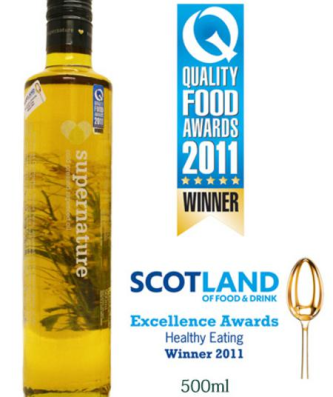 Huile de colza pressée à froid Supernature 500 ml