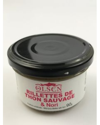 Rillettes de thon au nori 50% bio verrine 90g