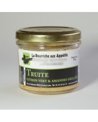 Truite au citron vert et amandes grillées - 80g