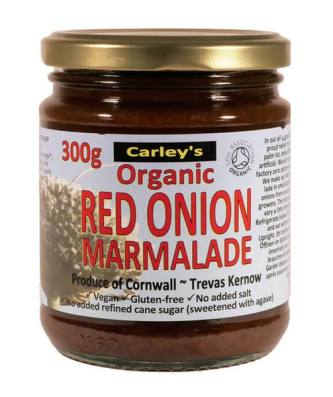 Carley's Confiture d' Oignons Rouges Bio 300g