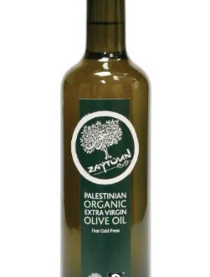 Huile d'olive extra vierge biologique Zaytoun FairTrade, 750 ml