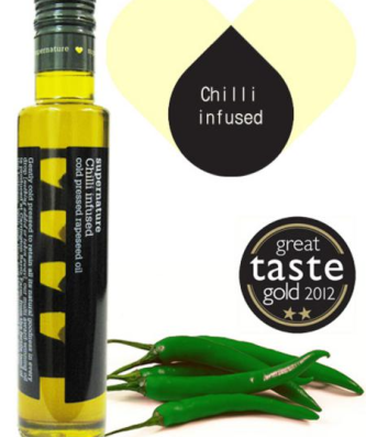 Supernature Huile de colza infusée au piment 250 ml