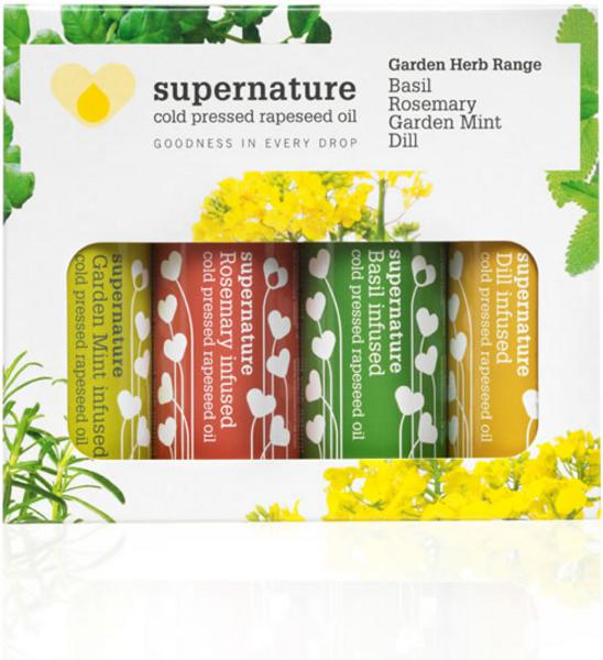 Huile de Colza Infusée aux Herbes Supernature 4x100ml