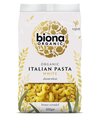 Biona Pâtes Macaroni Blanc Bio 500g