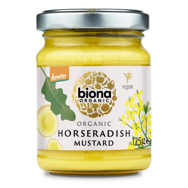 Biona Moutarde au Raifort Bio 125g