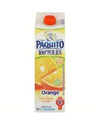 paquito 100 pur jus presse orange avec pulpe