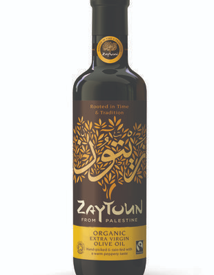 Zaytoun Huile d'Olive Extra Vierge Palestinienne Bio FairTrade, 250ml