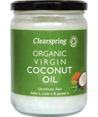 Clearspring Huile de Noix de Coco Vierge Biologique 400g