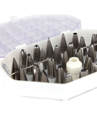 Boîte de 36 douilles inox