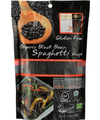 Explore Asian Organic Black Bean Spaghetti Gluten Free, sugar free, 200g