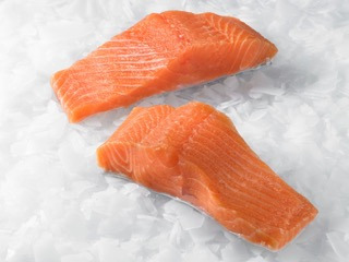 4 Pavés De Truite À Chair Rose Avec Peau Sans Arêtes