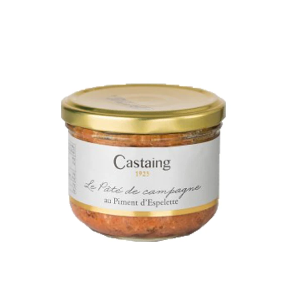 Pâté Campagnard au piment d'Espelette 180 gr.