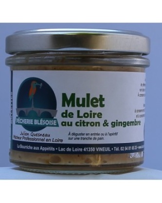 Rillettes de Mulet de Loire au Citron et Gingembre 80g - Pêcherie Blésoise